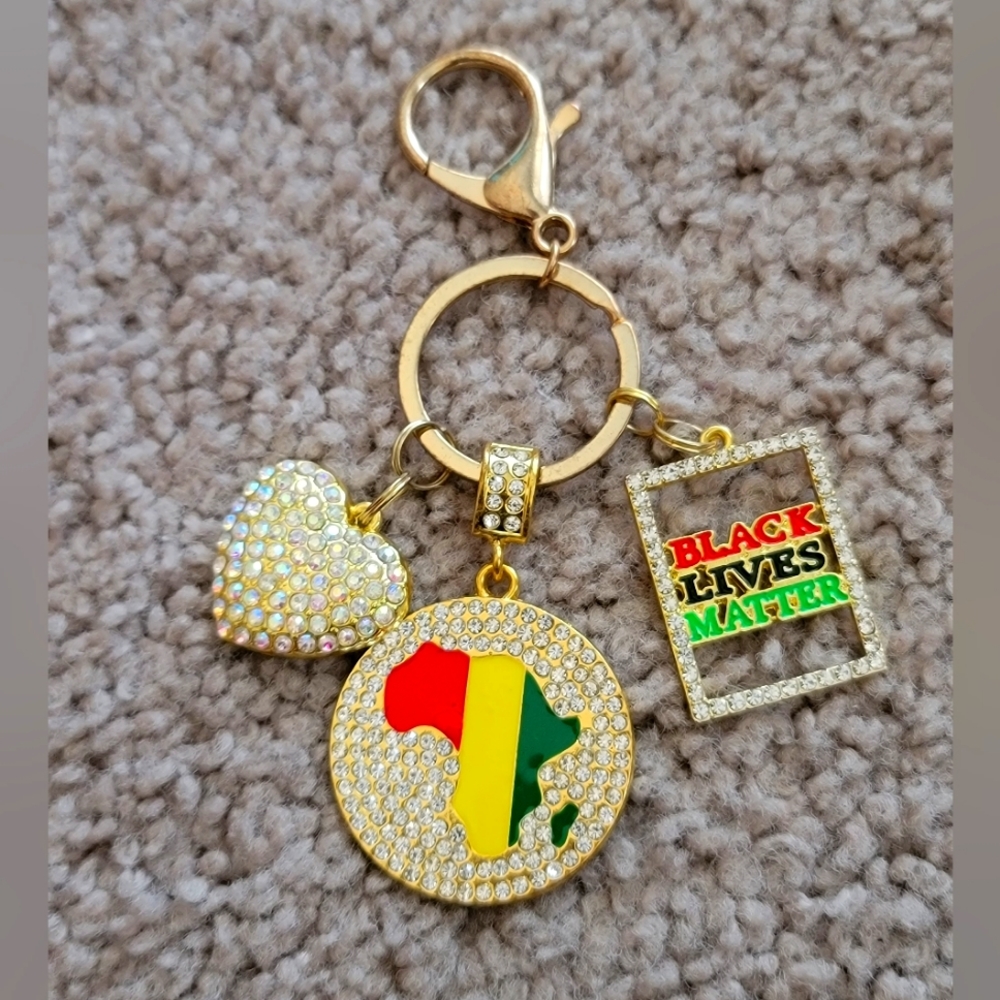 Handmade Keychain-" Black Lives Matter"